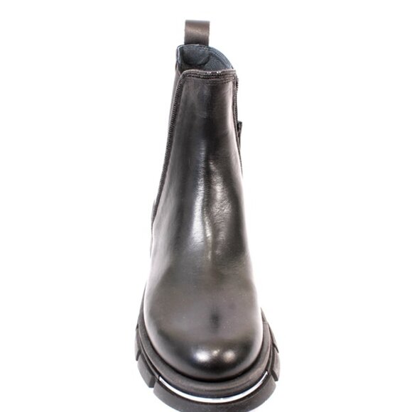 Vernissage 73927 Black Leather Zip-Up Ankle Boots - Picture 7 of 8